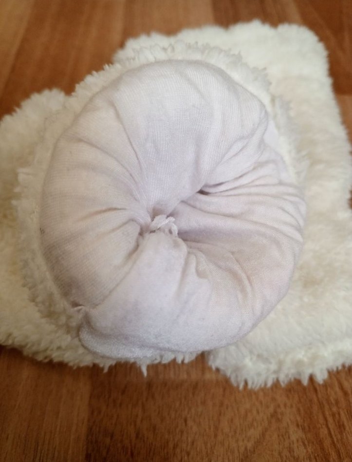 Beyaz Pembe Patili Eldiven - Görsel 4