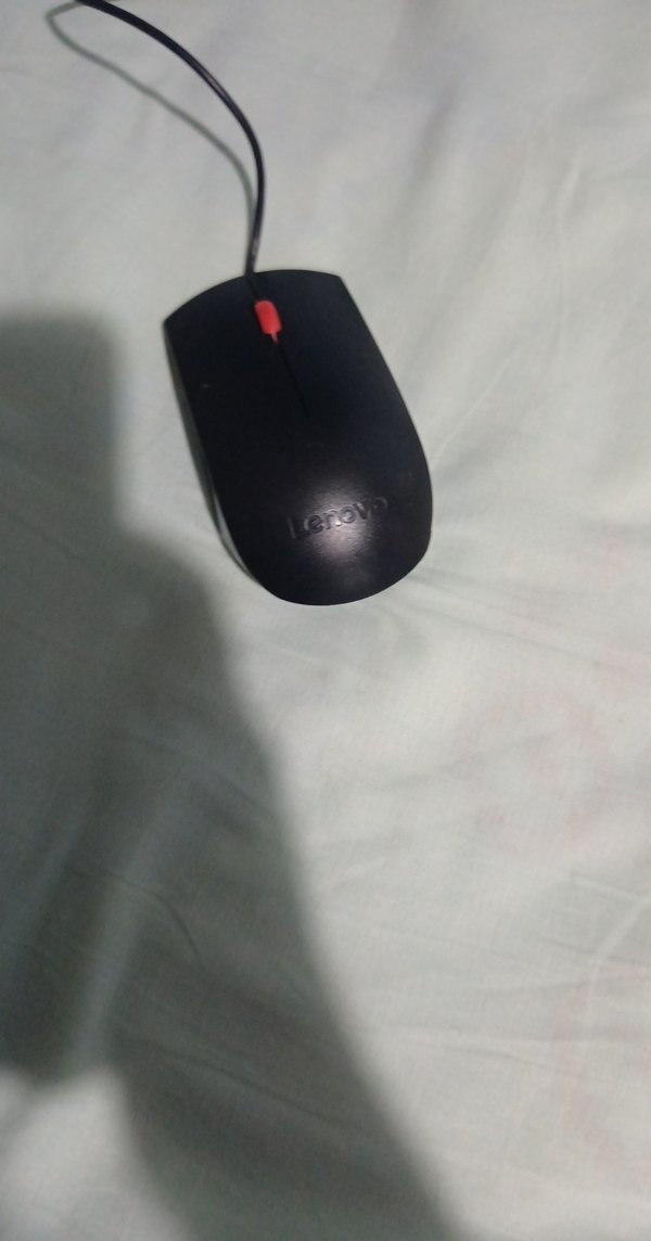 Kablolu Siyah Bilgisayar Mouse'u Lenovo - Görsel 2