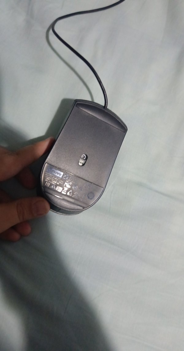 Kablolu Siyah Bilgisayar Mouse'u Lenovo - Görsel 3