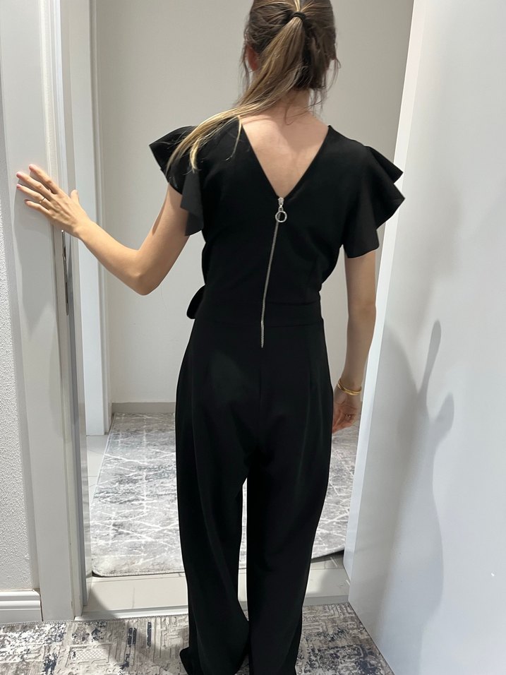 Siyah kadın tulum - Görsel 2