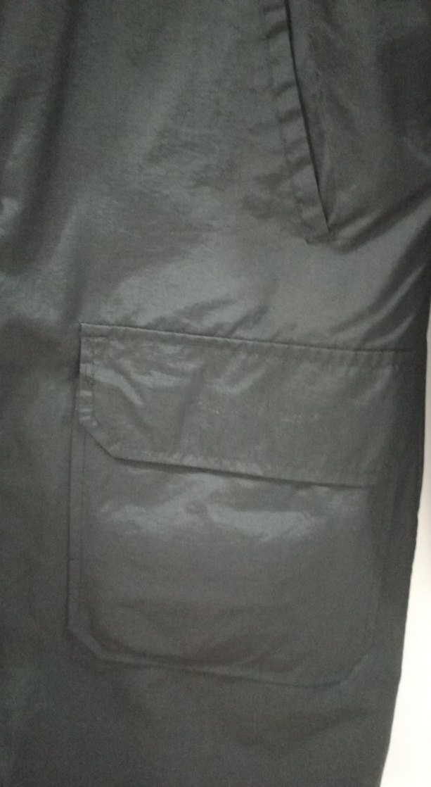 Dikişsiz Siyah kadın Midi Yağmurluk - Görsel 4