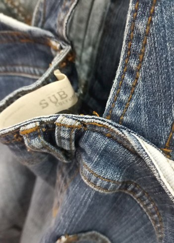 Kadın Mavi Denim Kemerli Midi Salopet - Görsel 6