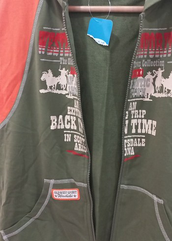 Erkek Çocuk Kapüşonlu Fermuarlı Yelek - Görsel 2