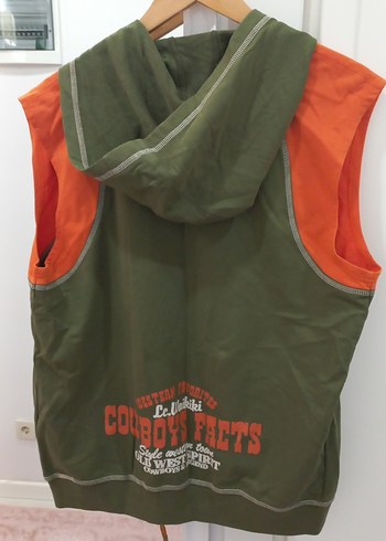 Erkek Çocuk Kapüşonlu Fermuarlı Yelek - Görsel 5