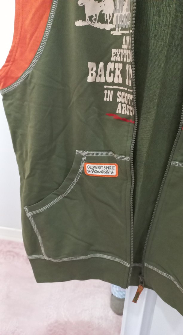 Erkek Çocuk Kapüşonlu Fermuarlı Yelek - Görsel 4