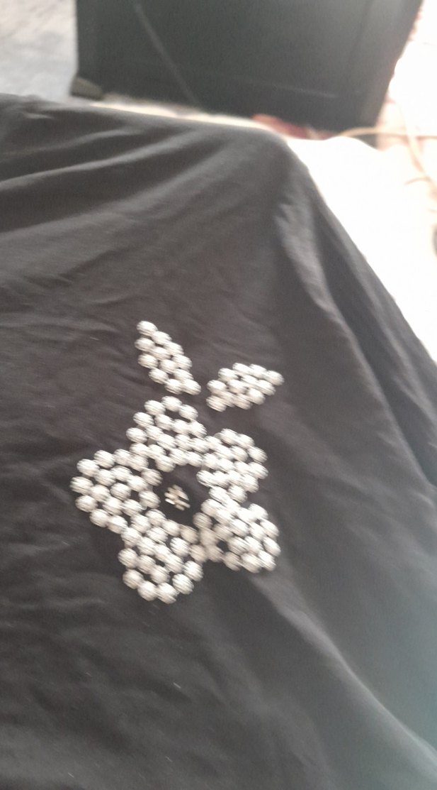 Kız Çocuk Siyah Uzun Kollu Balıkçı Yaka Tişört - Görsel 2