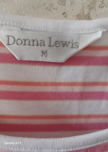 Pembe Çizgili bayan  Kolsuz Bluz - Görsel 2