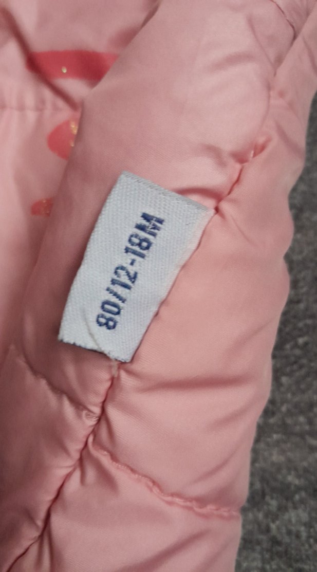 Kız Çocuk Kapüşonlu Pembe Baskılı Yelek - Görsel 3