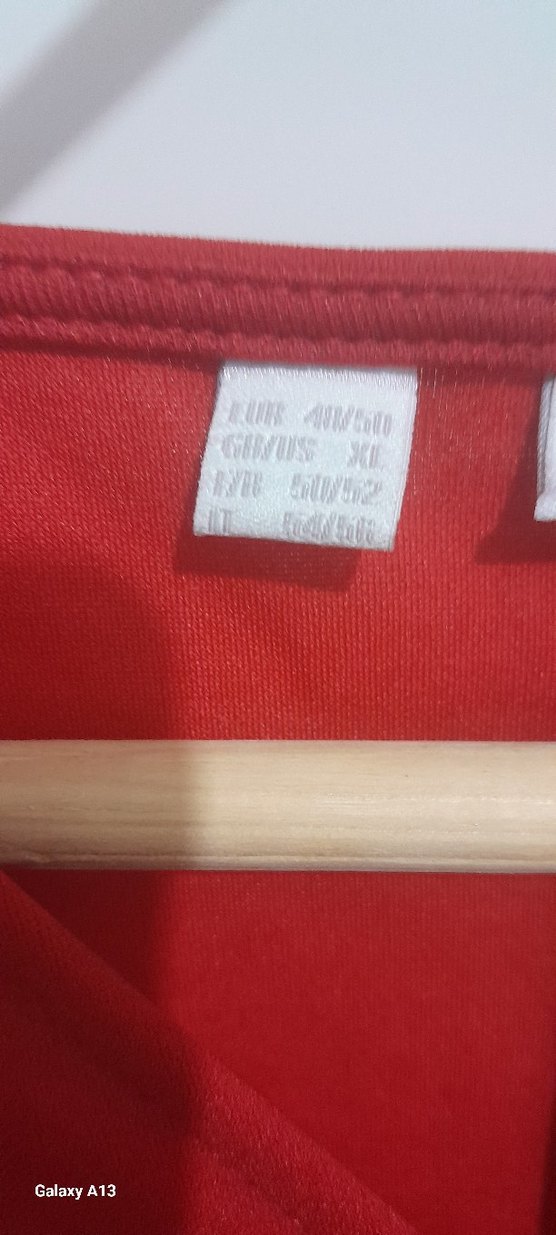 Kırmızı Drapeli V Yaka  elbise - Görsel 4