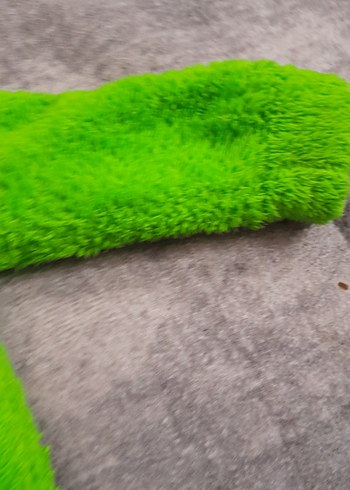 Yeşil Peluş Bebek Tulumu - Görsel 3