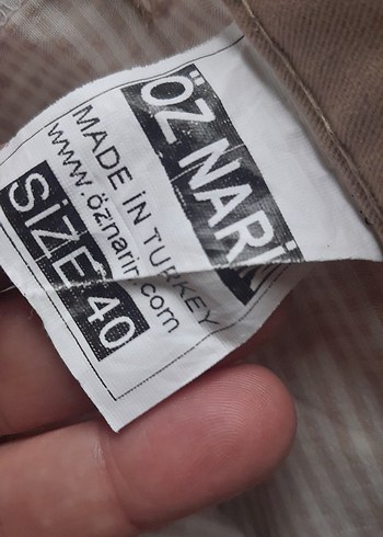 Erke patolon bej rengi 40 beden - Görsel 3