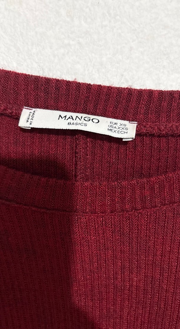 Bordo Uzun Kollu Elbise - Görsel 2