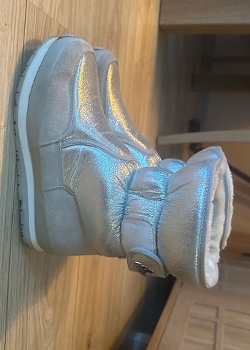 Rubberduck gümüş (silver)Kürklü kar Botu - Görsel 2