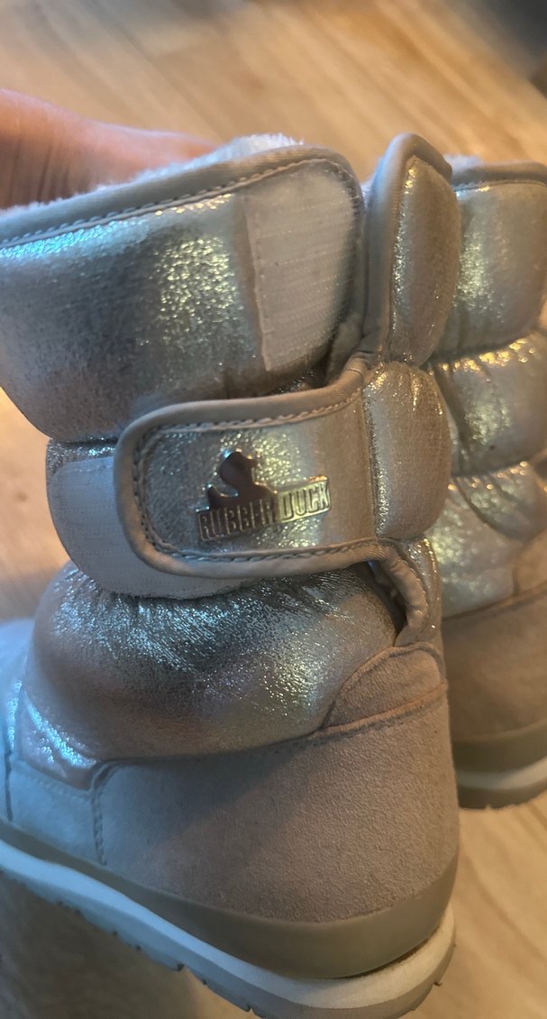 Rubberduck gümüş (silver)Kürklü kar Botu - Görsel 3