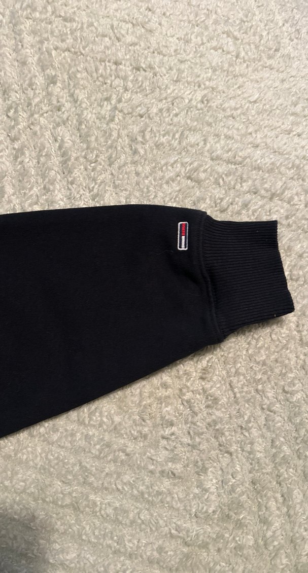 Orijinal Tommy Siyah Kapüşonlu Sweatshirt - Görsel 2