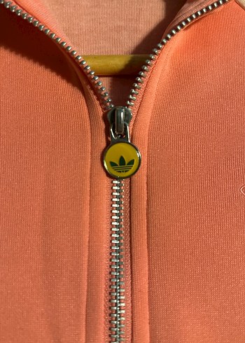 Orijinal Adidas (vintage) için Pembe Fermuarlı Sweatshirt - Görsel 3