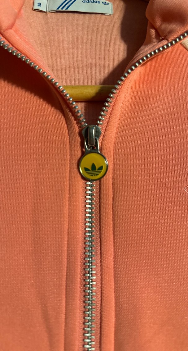 Orijinal Adidas (vintage) için Pembe Fermuarlı Sweatshirt - Görsel 3