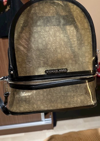 Orijinal Michael Kors Kadın şeffaf Sırt Çantası - Görsel 4