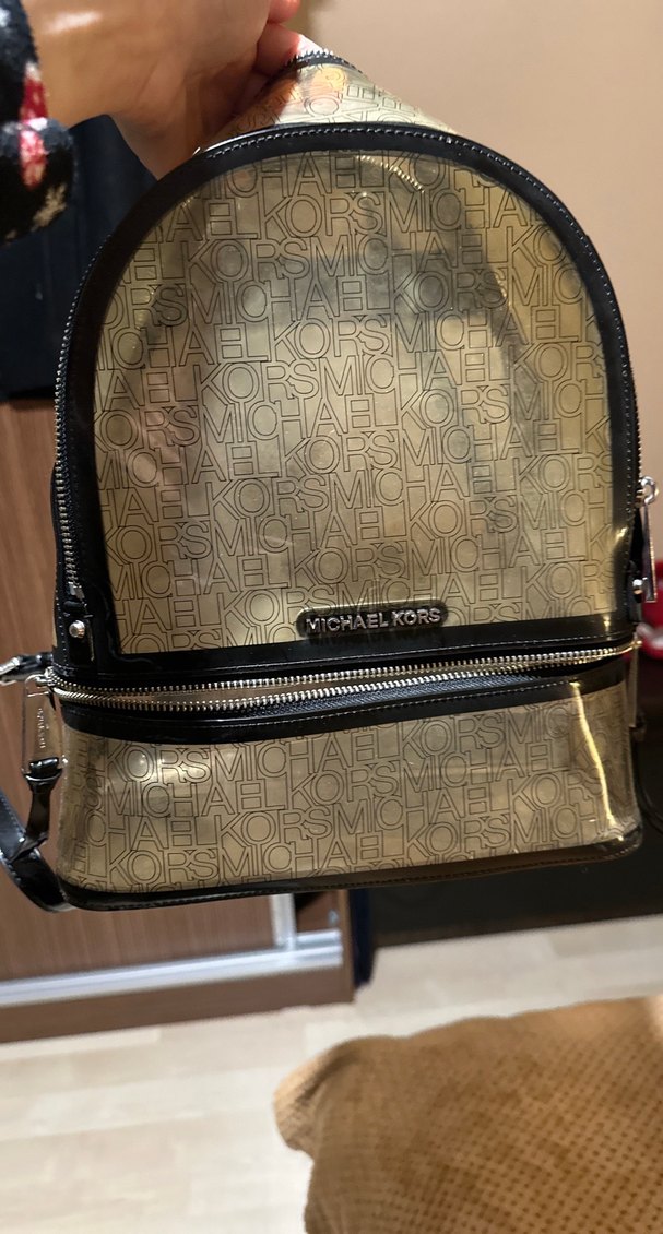 Orijinal Michael Kors Kadın şeffaf Sırt Çantası - Görsel 4