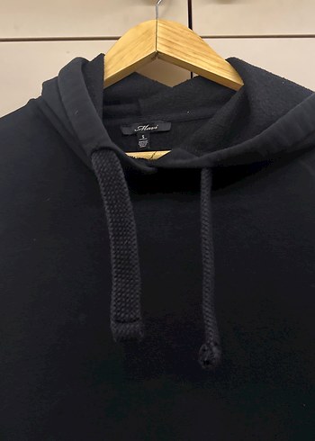 Mavi jeans Siyah Kapüşonlu unisex Sweatshirt - Görsel 4