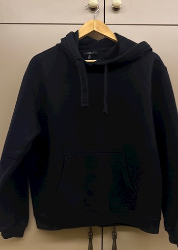 Mavi jeans Siyah Kapüşonlu unisex Sweatshirt - Görsel 3