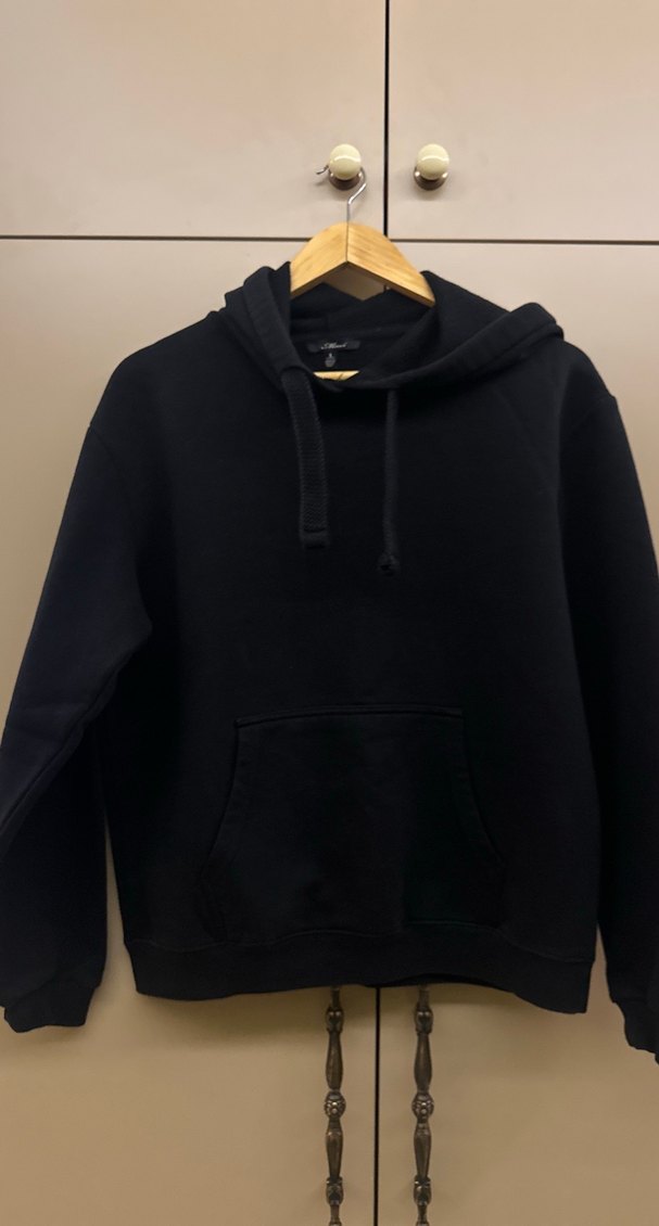 Mavi jeans Siyah Kapüşonlu unisex Sweatshirt - Görsel 3