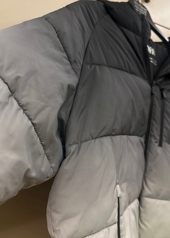 Zara Gri çocuk Midi Boy Günlük Mont - Görsel 3