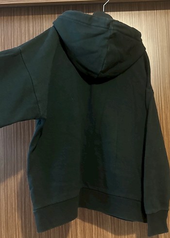 GAP ORİJİNAL KADIN yeşil eskitme efektli Kapüşonlu SweatshirT - Görsel 2