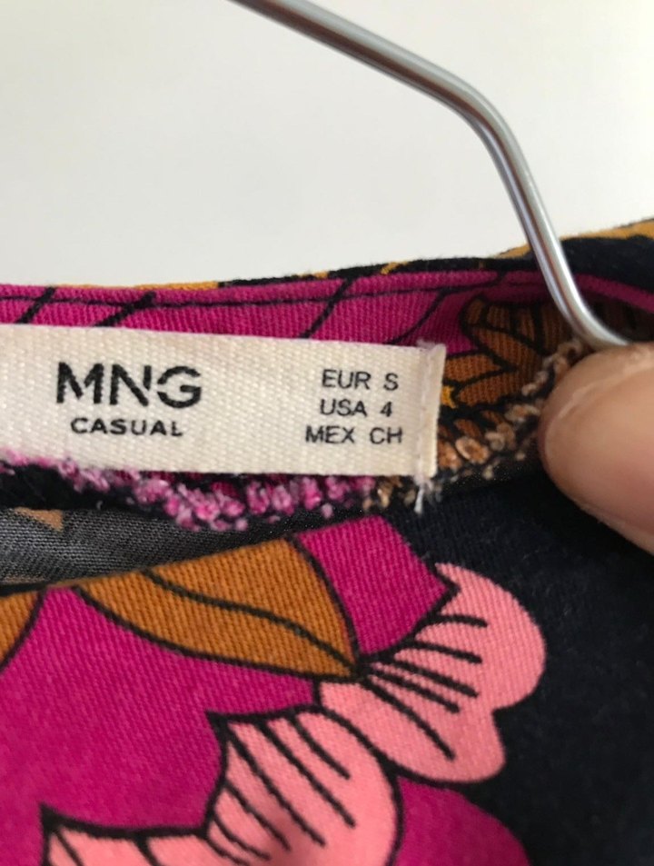 Mango çiçekli elbise - Görsel 3