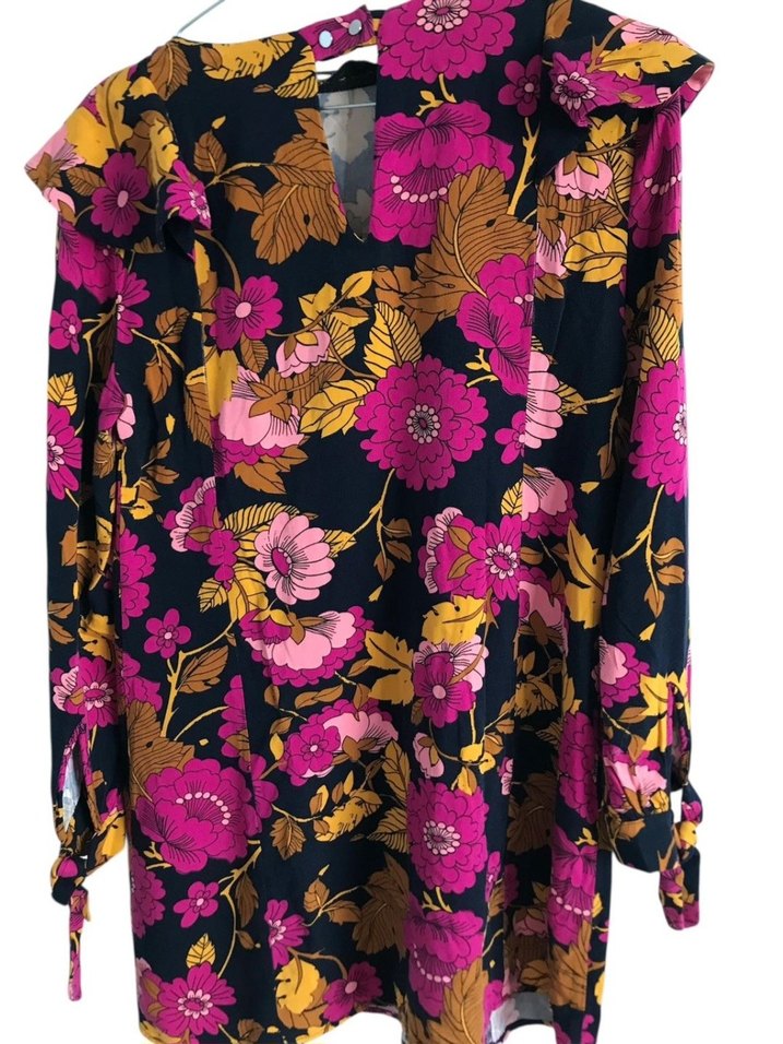 Mango çiçekli elbise - Görsel 2