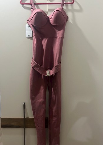 Scarlett Gül Kurusu Kaplı Tulum - Görsel 10