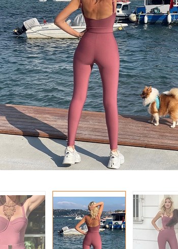 Scarlett Gül Kurusu Kaplı Tulum - Görsel 8