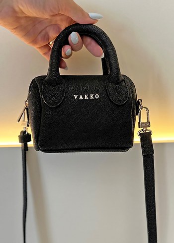 Vakko Vakko Siyah Deri Kadın Çanta