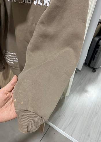 Bej Kadın Crew Neck Sweatshirt - Görsel 5