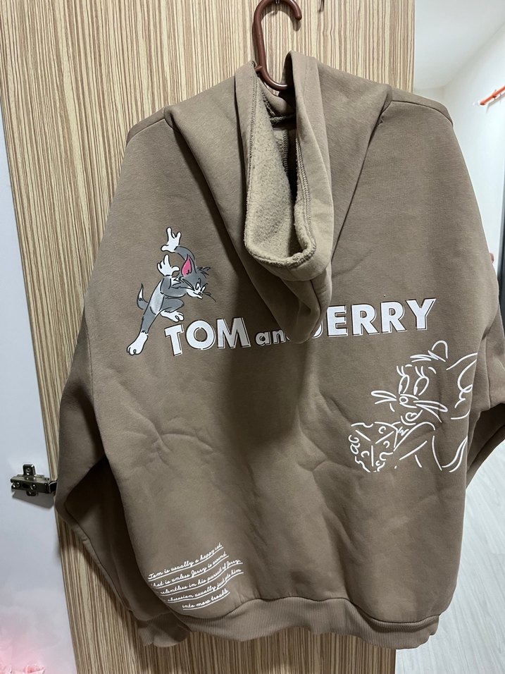 Bej Kadın Crew Neck Sweatshirt - Görsel 3