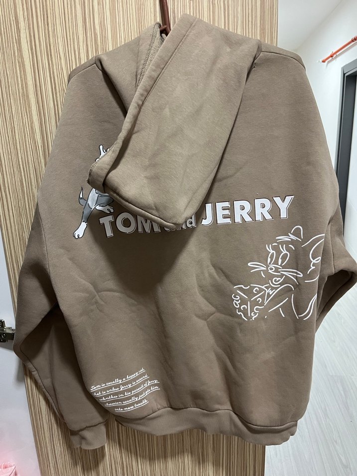 Bej Kadın Crew Neck Sweatshirt - Görsel 2