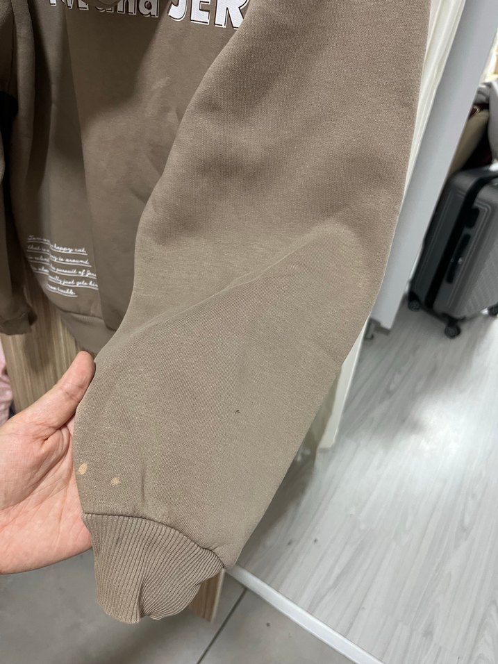 Bej Kadın Crew Neck Sweatshirt - Görsel 5