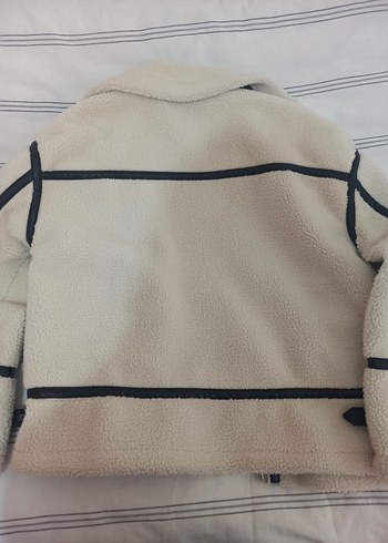 Kürklü Bej Kadın Ceket - Görsel 3