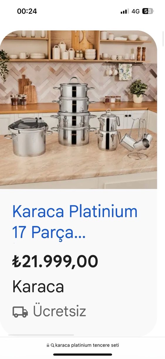 Karaca Platinum Beyaz Çeyiz Tencere Seti - Görsel 2