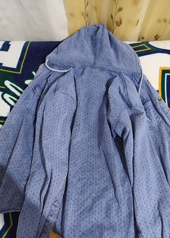 Düğmeli Erkek Ceket Kapüşonlu - Görsel 3