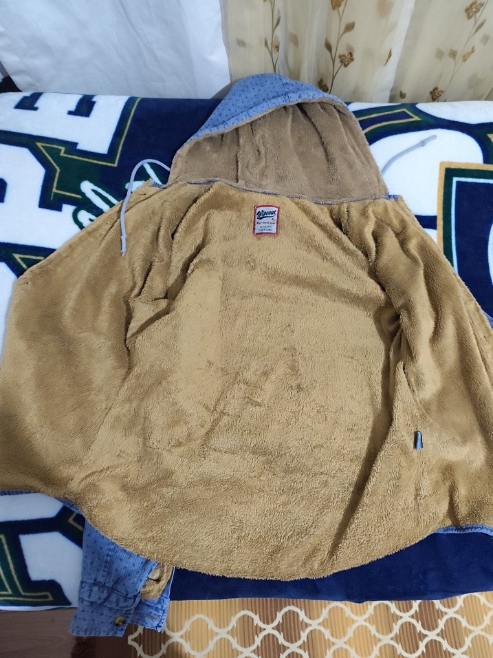 Düğmeli Erkek Ceket Kapüşonlu - Görsel 2