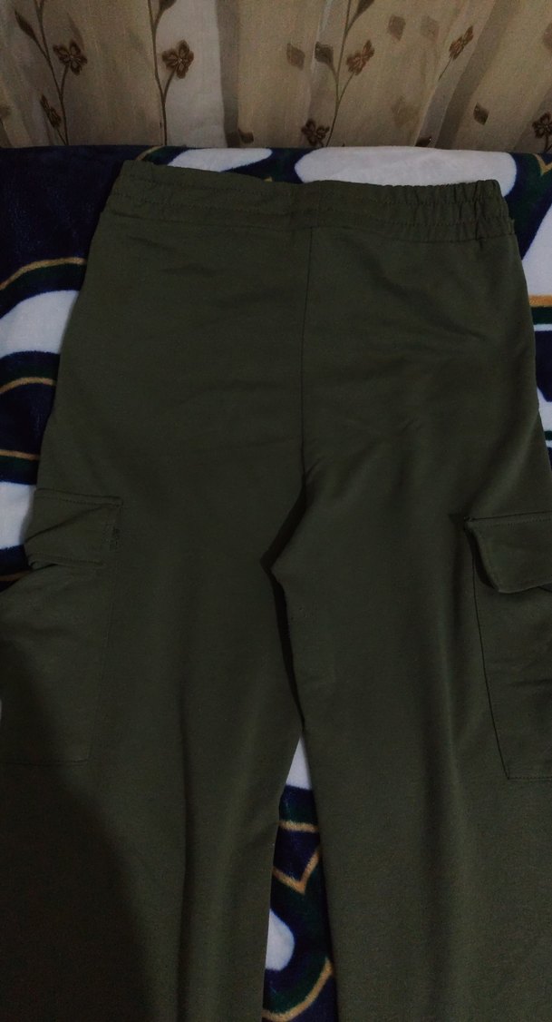 unisex Haki Renk  Eşofman Altı - Görsel 2