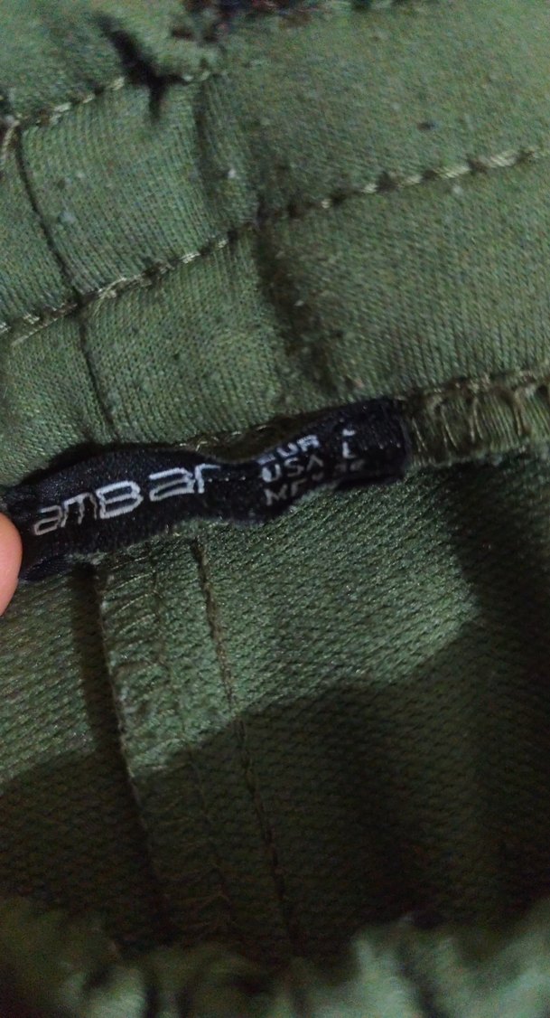 unisex Haki Renk  Eşofman Altı - Görsel 3