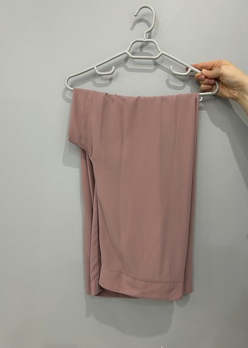 Uzun Kollu Pudra Kadın Tunik Pantolon Takım - Görsel 2