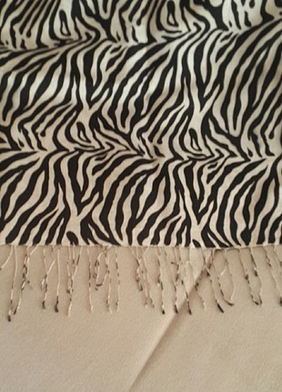 zebra desen şal