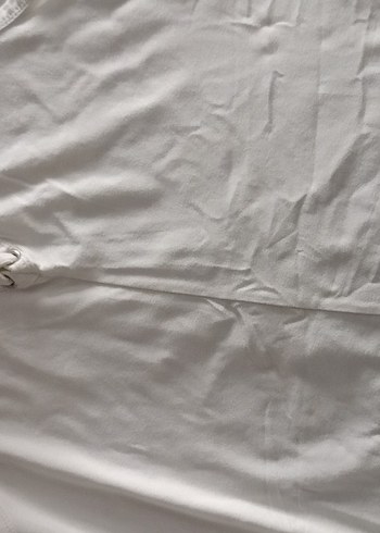 krem viscose kumaş sıfırkol bağcık model baskılı atlet - Görsel 3