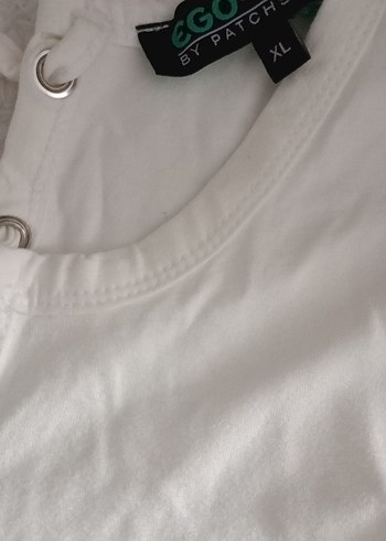 krem viscose kumaş sıfırkol bağcık model baskılı atlet - Görsel 7