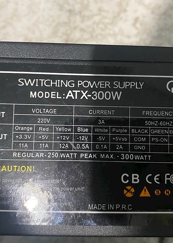 300 Watt Güç Kaynağı Ünitesi - Görsel 2