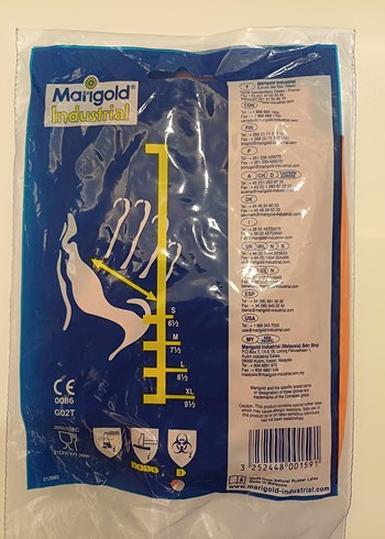 Endüstriyel Eldiven Marigold S - Görsel 2