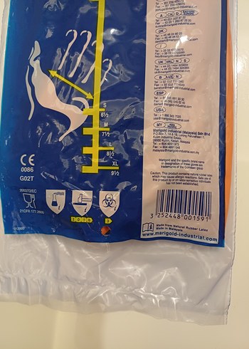 Endüstriyel Eldiven Marigold S - Görsel 4